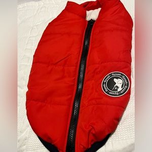 Red Gyuzh dog vest/harness